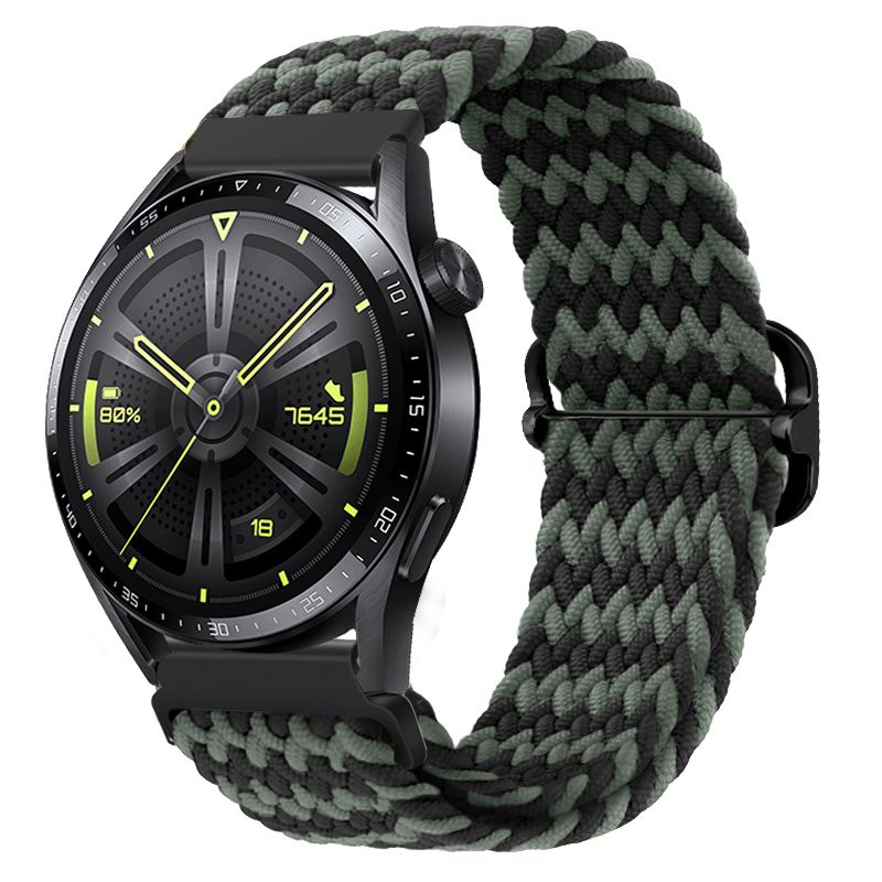 20 mm-es fonott szíj Samsung Galaxy Watch 5/4 44 mm-hez, 40 mm-es rugalmas nejlonszíj Samsung Watch 5 Pro 45 mm/4 Classic-hoz_voghion.com