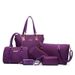 Damentasche modische Nylontuch Mutter und Kind Tasche sechsteiliges Set Hand Schulter Messenger Bag_voghion.com