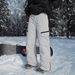 Pantalones de esquí de invierno premium con 90 % de plumón de pato - Pantalones de nieve aislantes, impermeables y de capa rígida para hombre y mujer - Tecnología multicapa de bloqueo térmico_voghion.com
