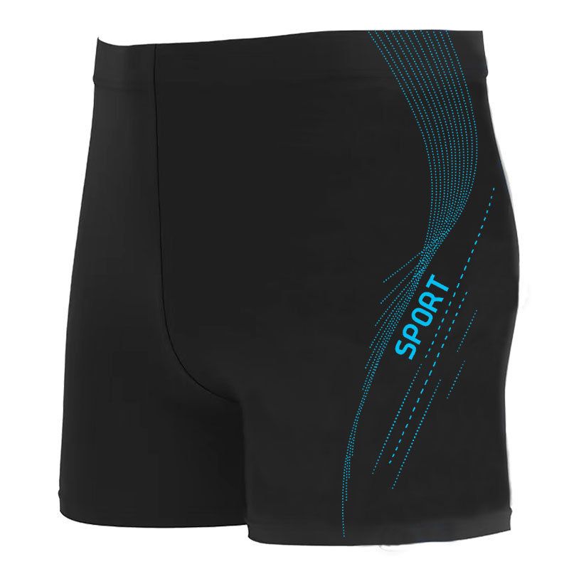 Anti awkwardness flat angle beach quick drying swimming pants men's hot spring pants new loose oversized swimming pants_voghion.com