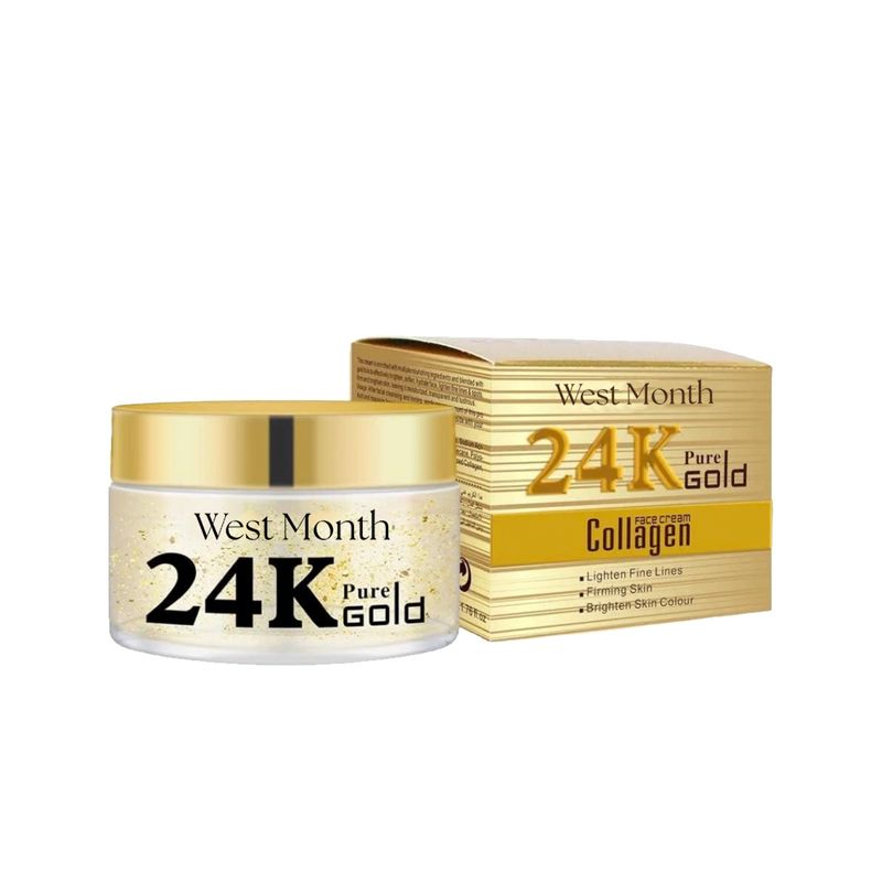 West Month collagen lightens fine lines, brightens tightens whitens skin, and anti wrinkle face cream_voghion.com