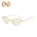 Two Circles Personalized Metal Cat Eye Frame Sunglasses Party Style Sunglasses T1278_voghion.com
