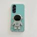 For Huawei Y8P Y9 Prime 2019 Y7P P40 Lite P30 Pro P20 Y6P Y7A Y9S Nova 12 11 Astronaut Fold Stand Transparent Cover_voghion.com