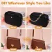 2Pcs Gold Chain Purse Flat Handbag Replacement Extender Strap Short Bag Chains 250707_voghion.com