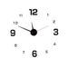 DIY Luminous Wall Clock Acrylic Decorative Silent Modern Creative Design_voghion.com