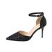 6692-2 Neue Brautjungfernschuhe in Übergröße, Pailletten-Sandalen für Erwachsene, einriemig, geschlossene Zehenpartie, Kristall-High Heels_voghion.com