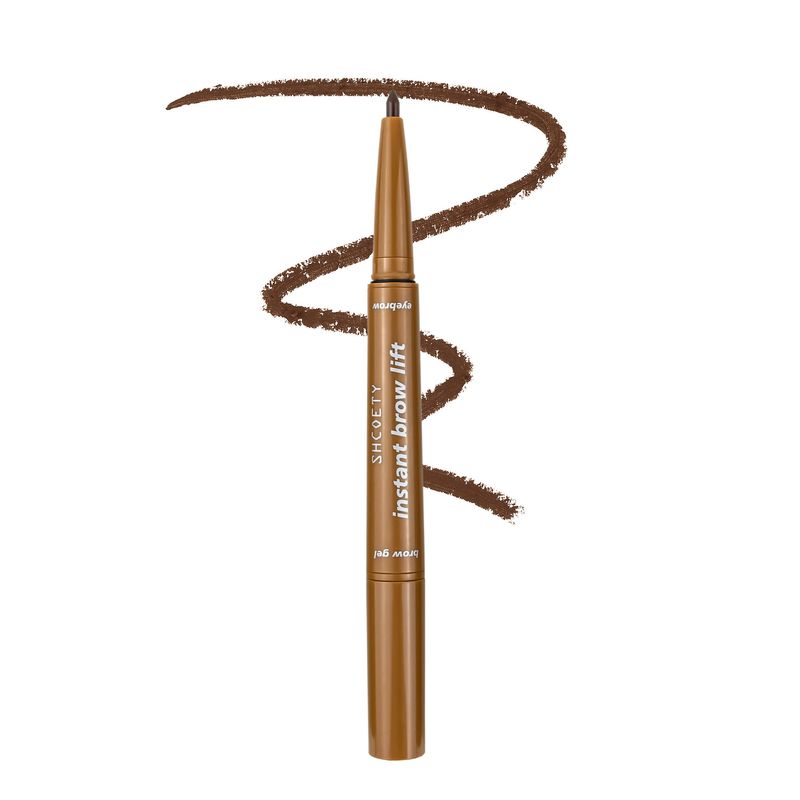 Lápis de sobrancelhas Eyebrow Enhancers com cola para sobrancelhas que gira automaticamente, à prova d'água e não desbota, creme de tingimento de sobrancelhas natural e duradouro_voghion.com