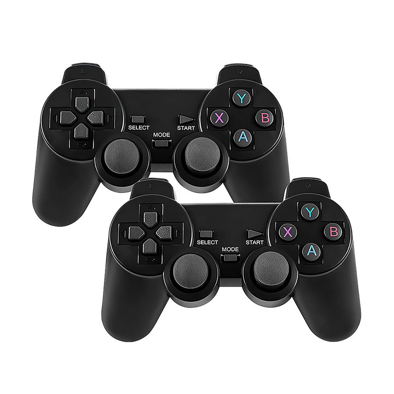 GD10 X2 PLUS Retro Game Stick - Console di gioco Android TV 4K HD, doppio lettore wireless per bambini e adulti, sistema arcade portatile Plug & Play_voghion.com