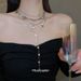 Shell Conch Sequin Ins Fashionable Elegant Collarbone Chain Light Luxury High-end Necklace_voghion.com