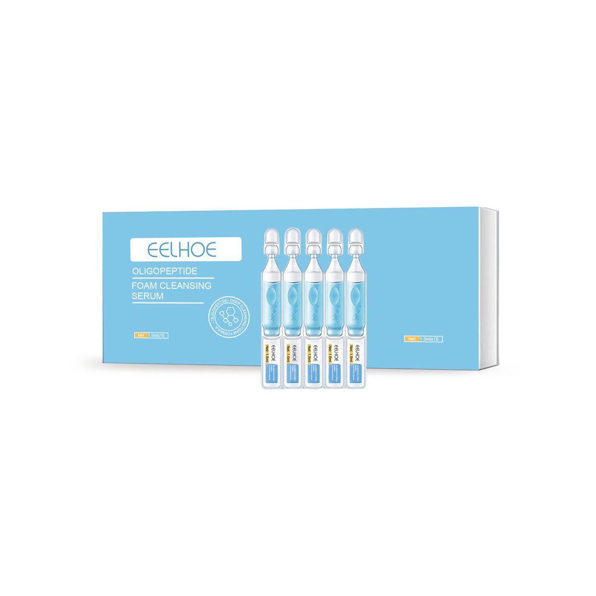 EELHOE Oligopeptid-Reinigungsessenz mit kleinen Blasen reinigt gründlich Mitesser, Akne und Poren_voghion.com