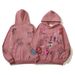 2023 Autumn/Winter New KAN@YE Hip hop hand-painted graffiti mud dyed printed plush hoodie_voghion.com