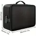 Borsa portadocumenti nera ignifuga, impermeabile, con cerniera, portatile, per laptop, certificati, organizer, multiscomparto_voghion.com