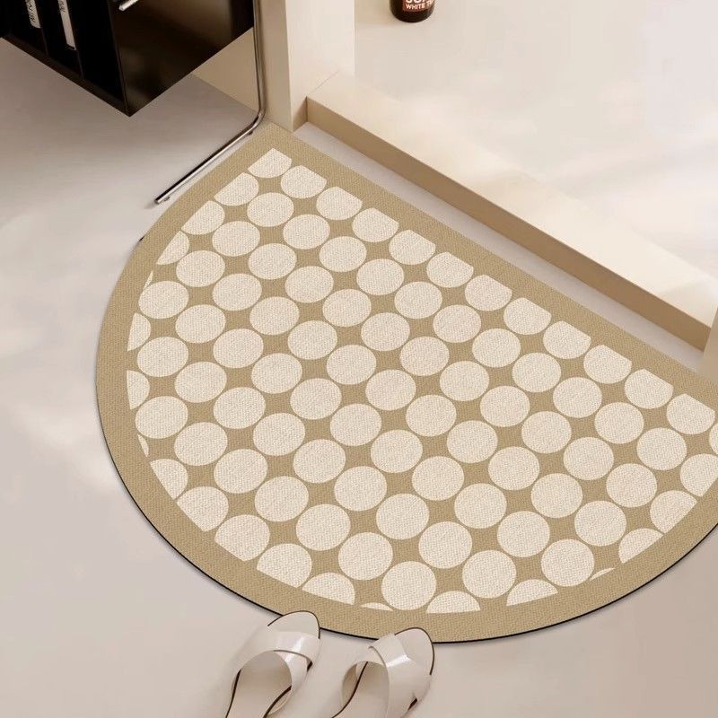 Nordic Chessboard Bathroom Floor Mats Toilet Toilet Door Mats Non Slip Water Absorbing Quick Drying Diatom Mud Floor Mats_voghion.com