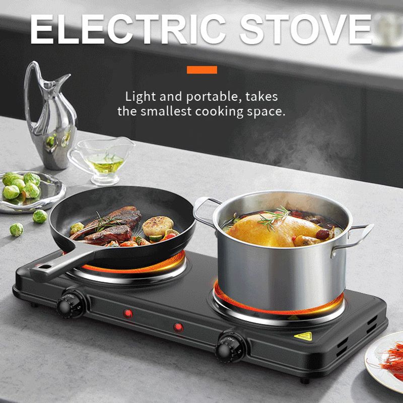 Household European standard electric stove cross border multi function induction cooker electric heating stove adjustable temperature cooking machine _voghion.com