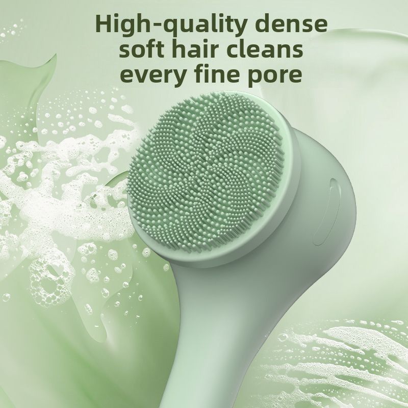 Fully Automatic Rechargeable Electric Massage Back Scrubber Powerful Exfoliating Mud Long Handle Bath Brush_voghion.com