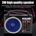 Portable FM/AM/SW Radio Solar Charging Multi Band Emergency Radio Receiver Powerful Bluetooth Speaker With Flashlight_voghion.com
