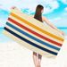 Double-Sided Beach Towel - Ultra-Soft Microfiber With Printed Design, Quick-Dry For Swimming & Sunbathing_voghion.com