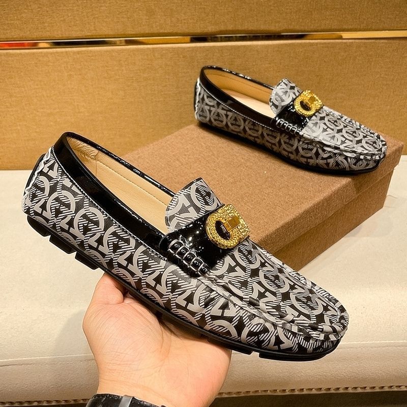 Mocasini bărbătești de înaltă calitate, cu talpă înaltă, din piele naturală și imprimeu cu litere, model casual, cu un picior_voghion.com