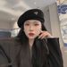 Autumn Winter New Versatile Beret Hat For Women, Face-Shaping, Small Face Effect, Korean Style, Simple Suede Design,_voghion.com