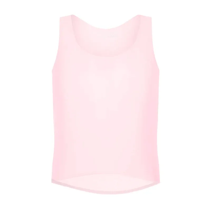 Canotta sportiva da uomo in seta leggera, traspirante, trasparente, attillata, casual, morbida e confortevole, ad asciugatura rapida_voghion.com