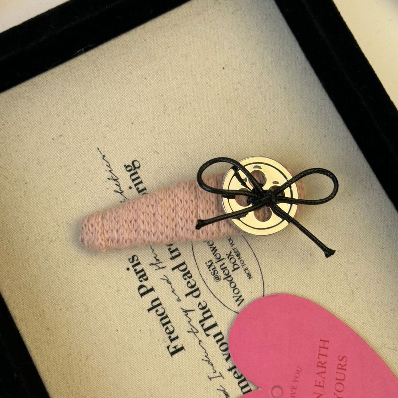 Herbst und Winter Legierung Knopf Schleife Haarnadel Wolle Wicklung BB Clip Nische High Sense Seite Pony Clip Haarschmuck_voghion.com