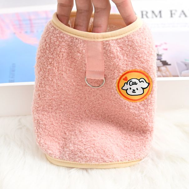 Pet Cat Clothes Small Dog Cotton Vest Chihuahua Bichon Teddy Puppy Warm Thickened Fleece Autumn Winter Outfit_voghion.com