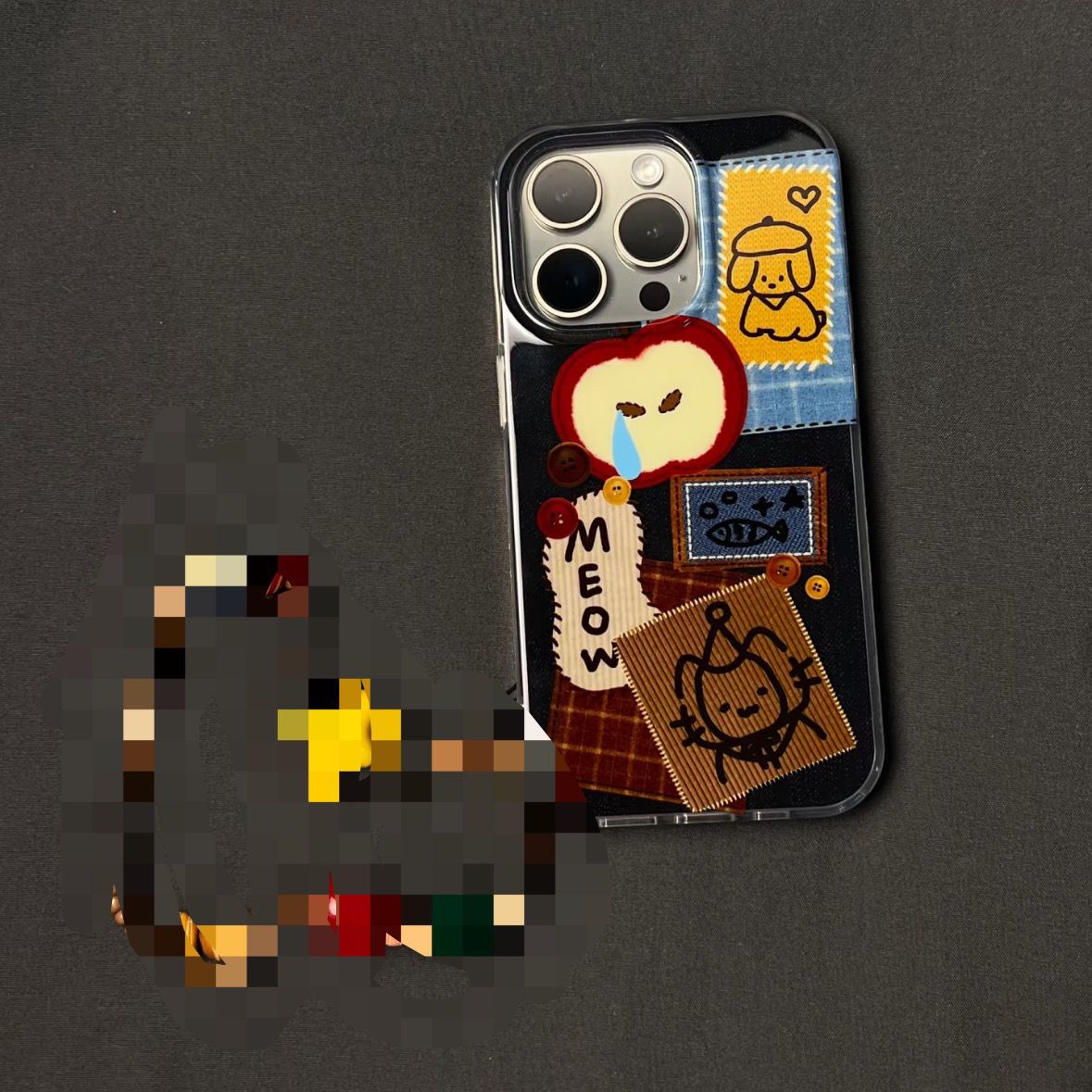 【 Kaupan kuuma alennus 】 16.15.14.2013 Promax-puhelin koiratarroilla 11.12.xr iso reikä XS/7p pehmeä kotelo 8p Trendikäs_voghion.com