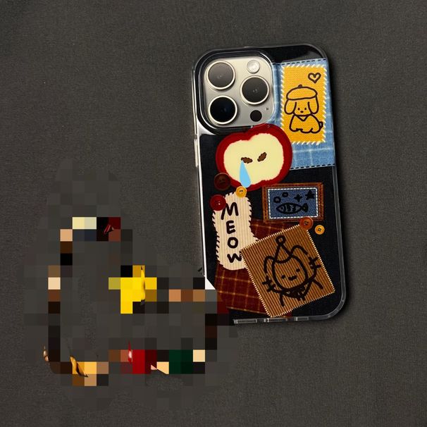 【 Kaupan kuuma alennus 】 16.15.14.2013 Promax-puhelin koiratarroilla 11.12.xr iso reikä XS/7p pehmeä kotelo 8p Trendikäs_voghion.com