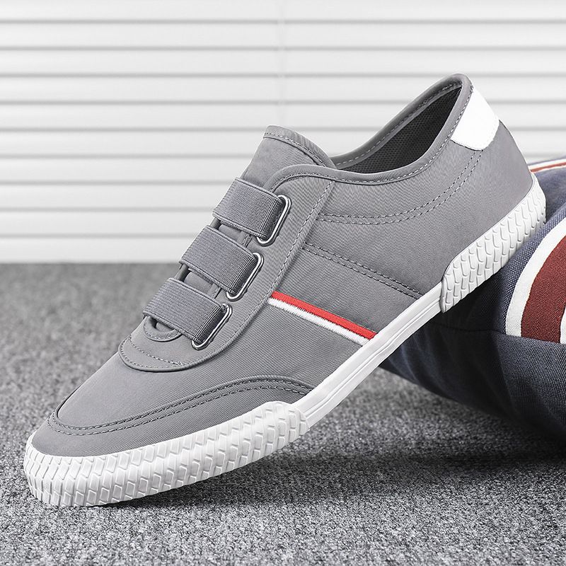 Flash Step 20180 Leisure Multicolor Canvas For Men's Spring/Summer Youth Cricket Korean Edition Color Block Trendy Shoes_voghion.com