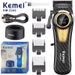 Professional Clipper Adjust Trimmer For Men Electric Fade Beard Rechargeable Hair Cutter hine Barber 9000RPM_voghion.com