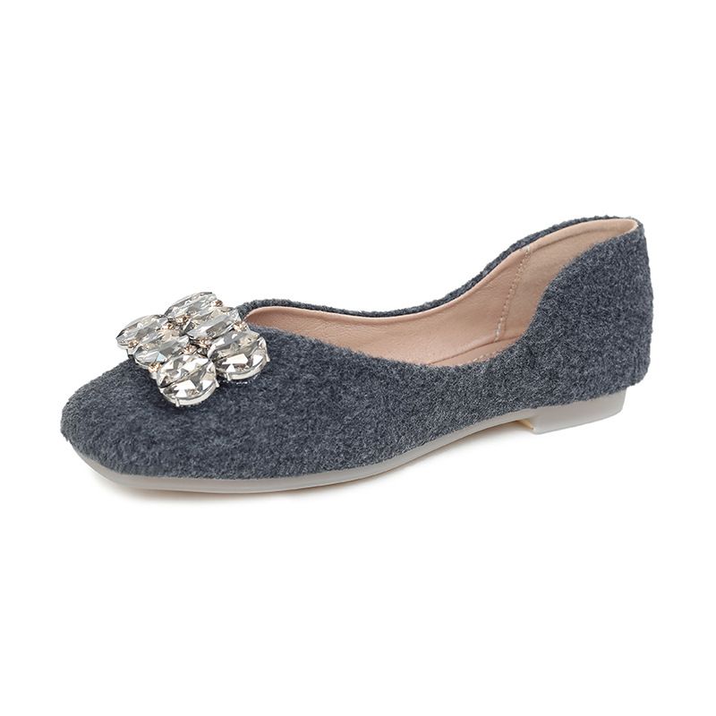 567 Huidong Yixin Da 2025 New Soft Sole Comfortable Women's Slip-On Square Buckle Flat Single Shoes For Women_voghion.com