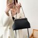Doctor Bag Popular Versatile Shell Bag New Lychee Pattern Simple Shoulder Bag Clip Chain Handbag Women's Bag_voghion.com