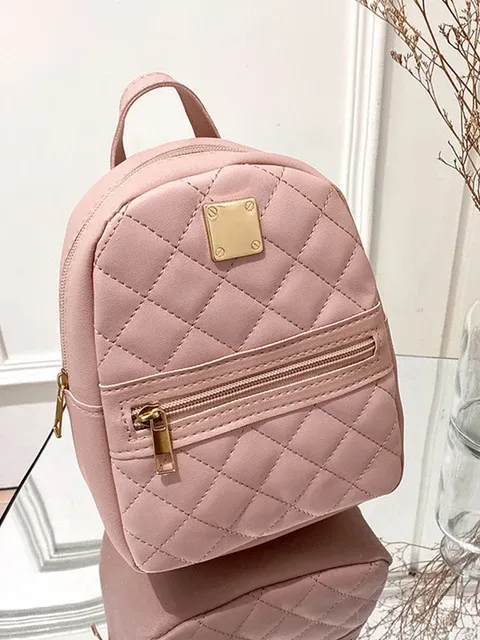 Rombikujulise mustriga suure mahutavusega õlakott naistele, vabaaja mobiiltelefoni seljakott_voghion.com