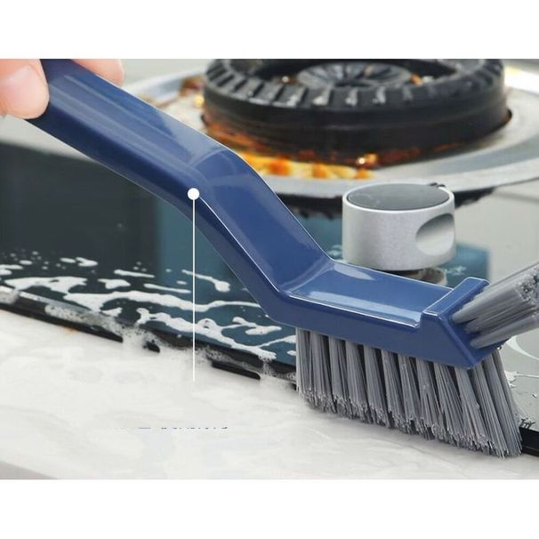3-in-1 Bathroom Floor Gap Wall Corner Long Handle Hard Bristle No Dead Angle Cleaning Brush_voghion.com