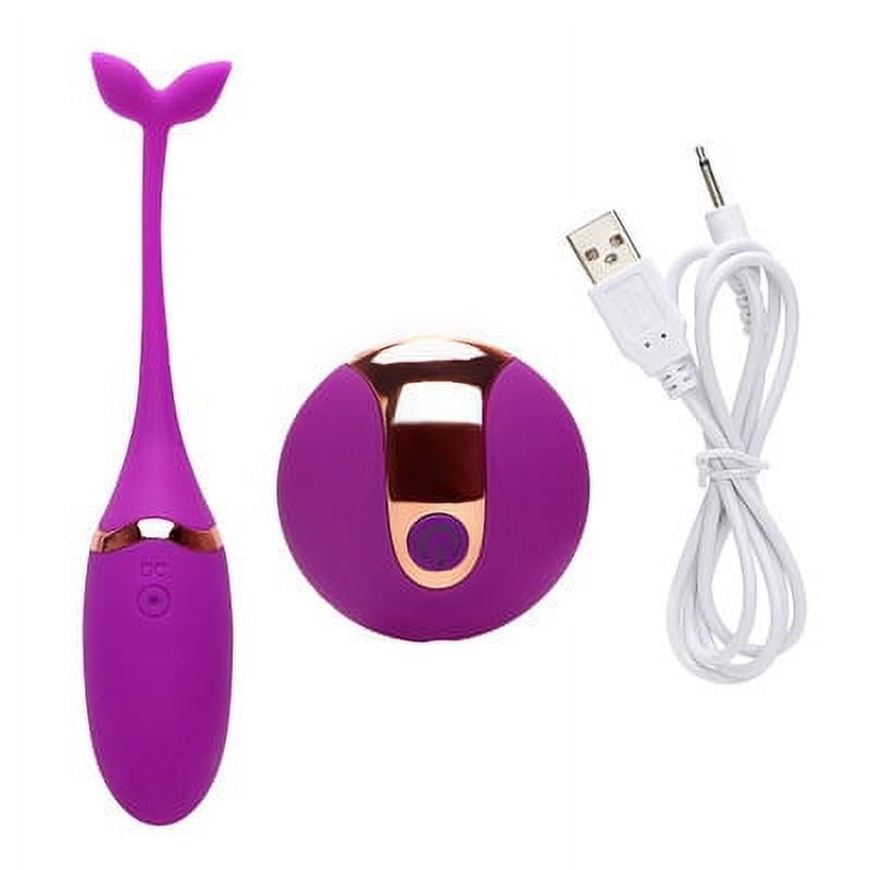Imimi Little Whale Vibrierendes Ei für Frauen, 10 Frequenzvibrationen und kabellose Fernbedienung, USB-Aufladung, wasserdichtes Masturbationsgerät_voghion.com