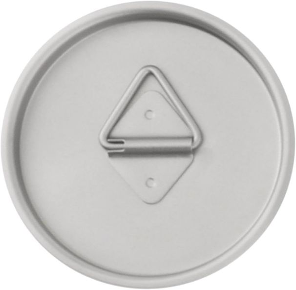 Coperchio generico per tazza in titanio leggero per avventure all'aria aperta, 95 mm, grigio argento_voghion.com