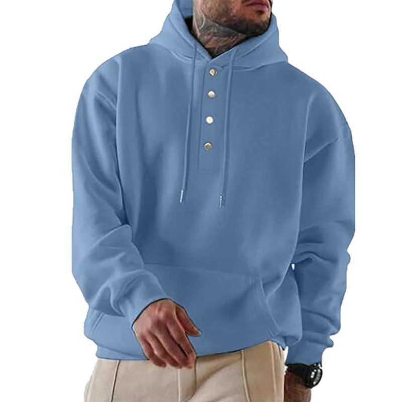 Autumn/Winter Men's 2024 Long Sleeved Coat Loose Casual Hooded Sweater_voghion.com