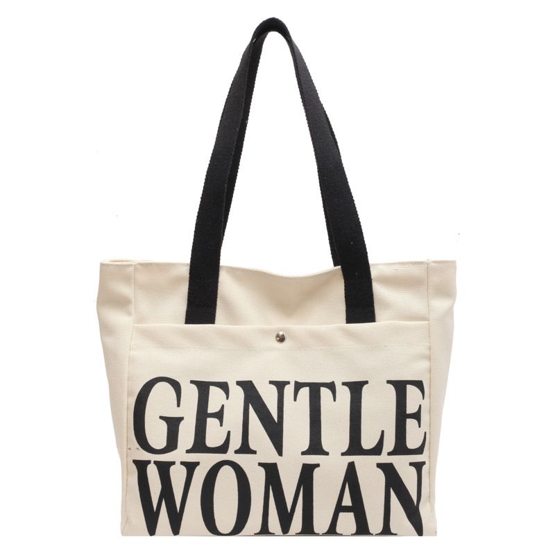 Minority Design Liter Canvas Bag Femei Umăr Single Art Simplu Leneș Mare Capacitate Tote Bag Femei Bag One Dropshipping_voghion.com