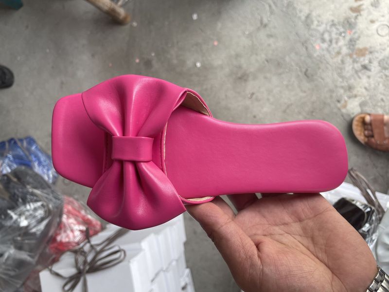 2025 Large One Word Slippers Women's Bow Flat Shoes_voghion.com