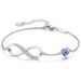 Klassische zirkon liebe ewige armband frauen unendliche liebe acht charakter armband zu express gefühle mode schmuck_voghion.com