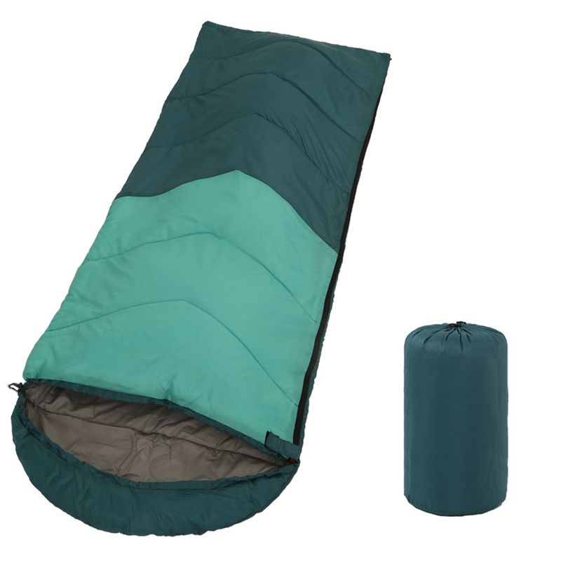Schlafsack 1,65 kg, spleißbarer, verbreiterter Schlafsack, feuchtigkeitsbeständig und einklemmsicher, Schlafsack mit Doppelreißverschluss_voghion.com
