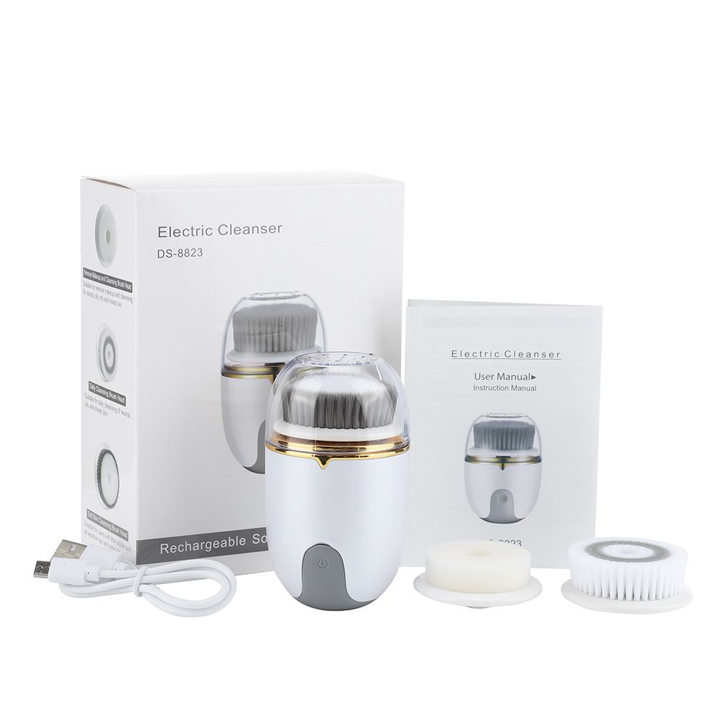 New Three in One Electric Cleanser Makeup Remover Facial Cleansing Refinement Pore Brightening Beauty Device_voghion.com