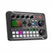 F998 Audio Mixer Live Sound Card BM800 MIC Microphne Mobile Phone Voice Changer Karaoke for Broadcast Recording KTV Game Music_voghion.com
