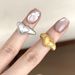 Light Luxury Supr Shiny Fashion Ring For Womn, Stylish Dsign, Diamond Pattrn Indx Fingr Ring, Gift, Old Mony_voghion.com