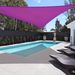 25' x 25' x 25' Triangle Sun Shade Sail/ Red Purple_voghion.com