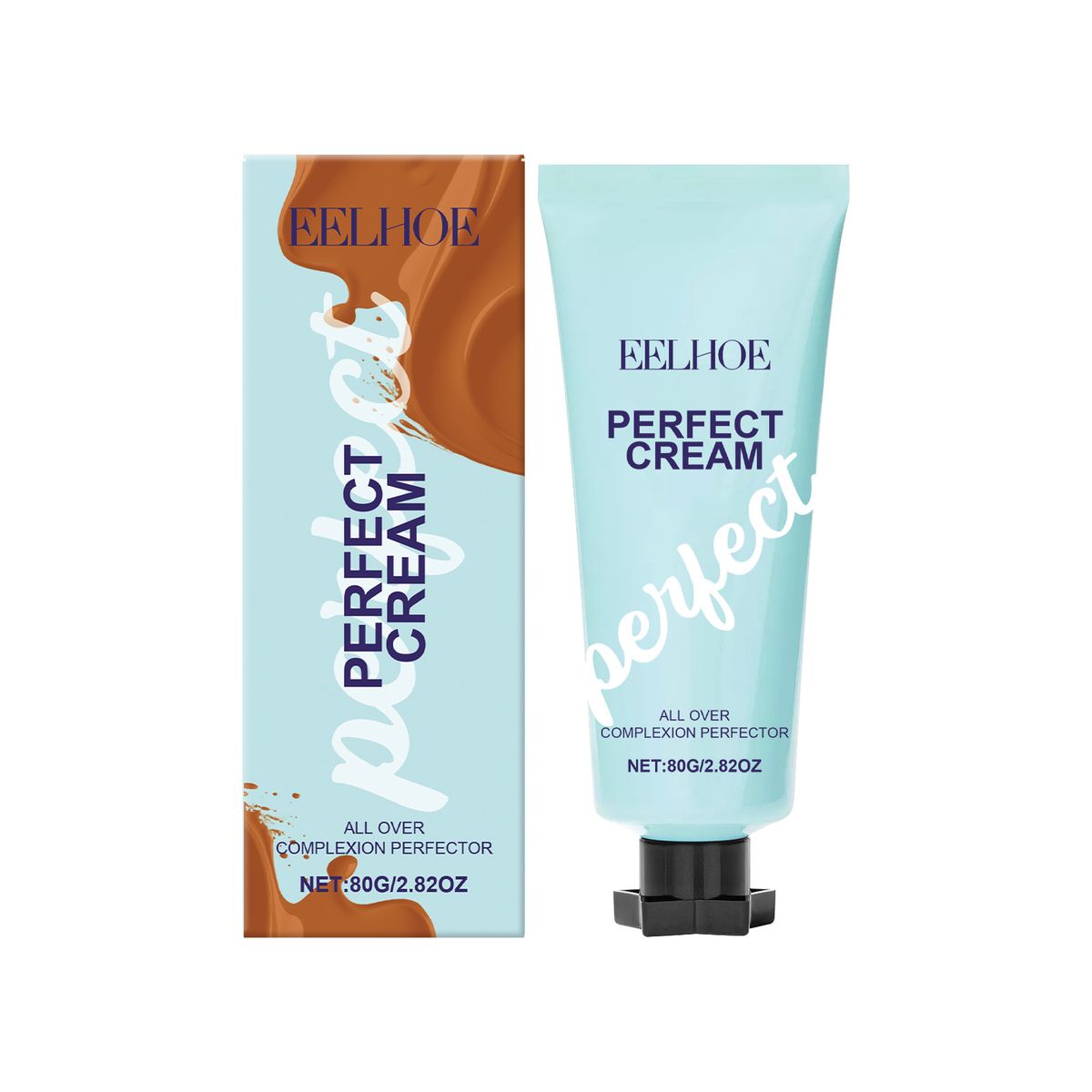 EELHOE Feuchtigkeitsspendender Concealer für dunkle Haut, wasserfest, schweißresistent, für den täglichen Gebrauch, weicher Fokus, Make-up_voghion.com