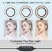 26cm Photo Ringlight Led Selfie Ring Light Phone Remote Control Lamp Photography Lighting With Tripod Stand Holder_voghion.com