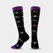 Sports elastic compression socks leg high cylinder body sculpting women's pressure socks_voghion.com