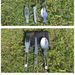 Ensemble de couverts de voyage en acier inoxydable de haute qualité pour camping, pique-nique, portable, pliable, couteau, fourchette, cuillère, trois pièces_voghion.com