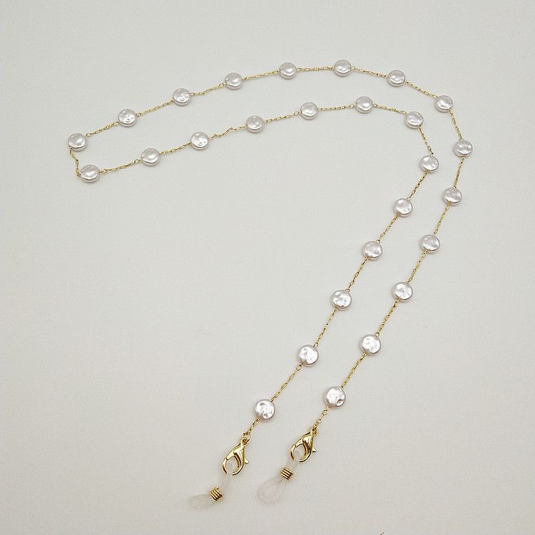 Japanese And Korean Pearl Mask Strap Eyeglass Chain Multi-use Handmade Decorative Necklace_voghion.com